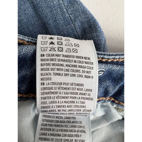 American Eagle Outfitters Women's Jegging Jeans Destructed Distressed Size 10 R - Picture 7 of 11